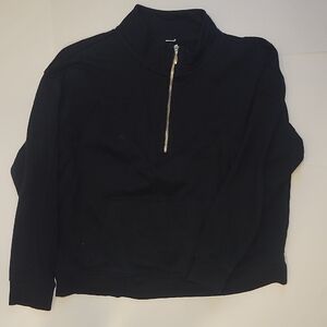 Black Half-Zip Men's Sweater